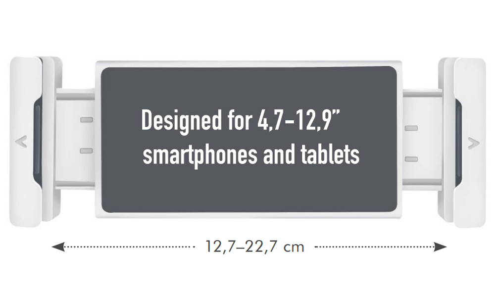 Supporto da Pavimento Inclinabile e Girevole per Dispositivi Mobili da 4.7'' a 12.9'' - immagine 10