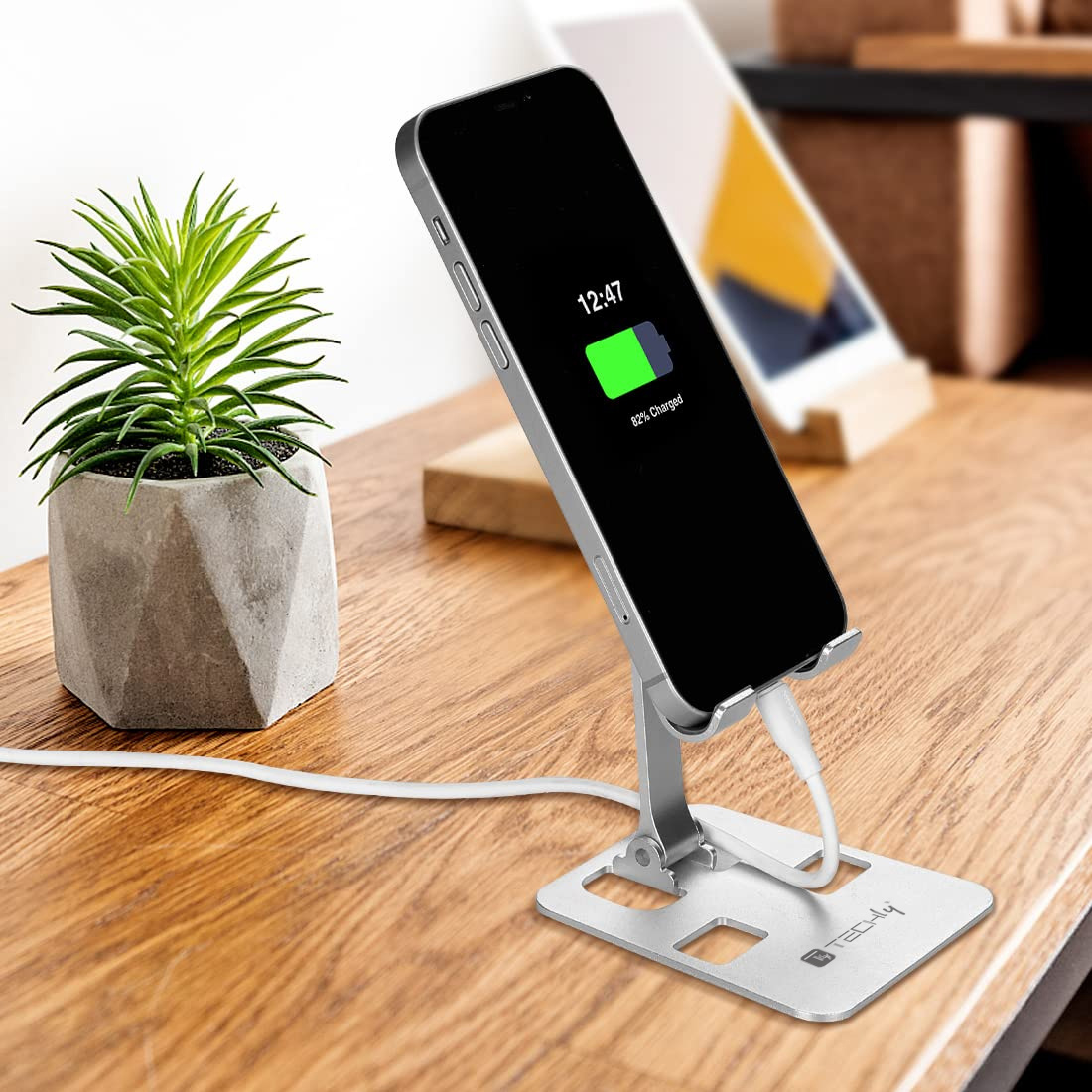 Supporto Universale Porta Smartphone e Tablet Regolabile e Pieghevole - immagine 9