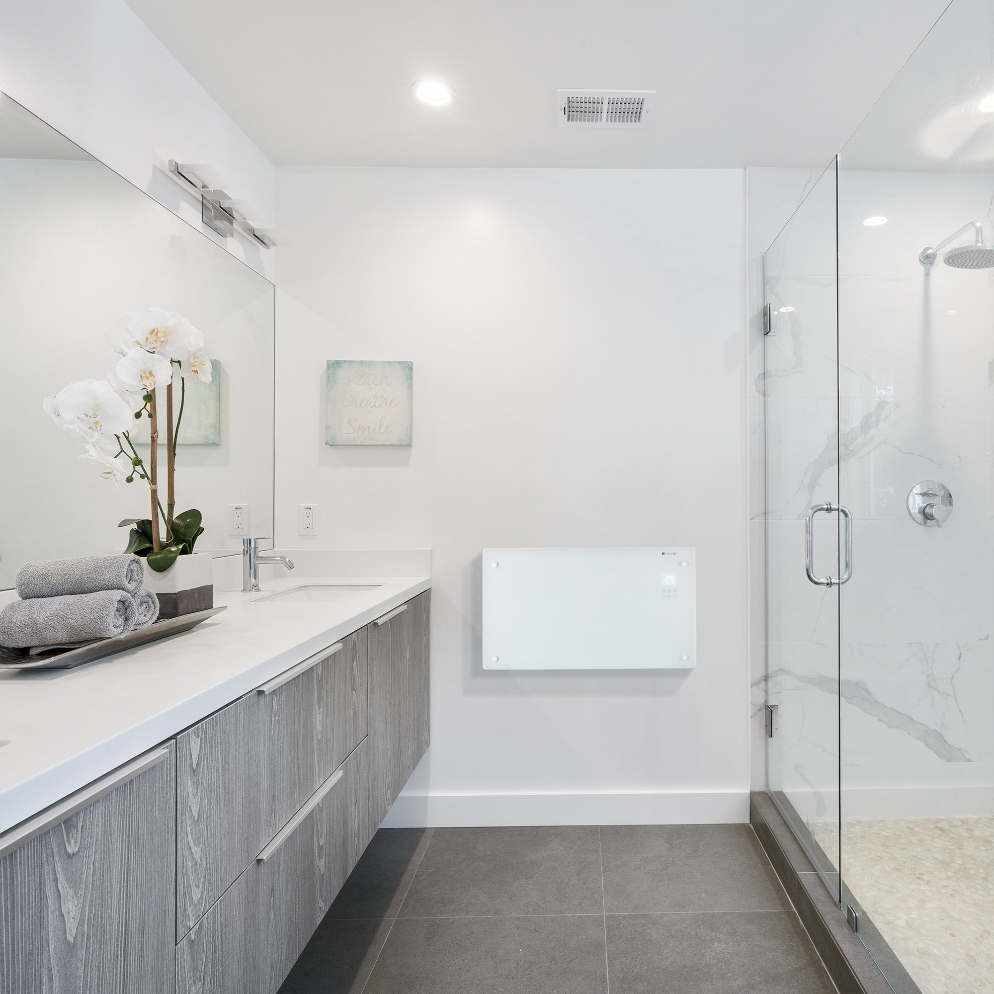 Termoconvettore da Pavimento o da Parete Riscaldatore Elettrico 2000W - immagine 9