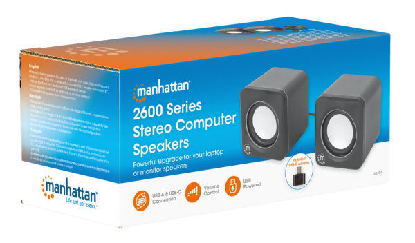 Mini Casse Acustiche per PC e Notebook USB-A USB-C™ - immagine 10