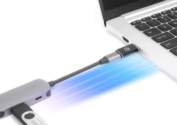 Adattatore Convertitore USB 3.2 USB-A Maschio a USB-C™ Femmina - immagine 2