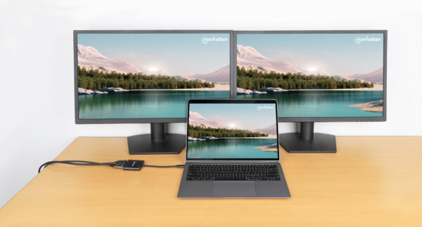 Adattatore USB-C™ PD a Doppio Monitor HDMI per Laptop e Tablet - immagine 2