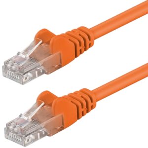 Cavo di rete Patch CCA Cat. 5e Arancione UTP 0,5 mt