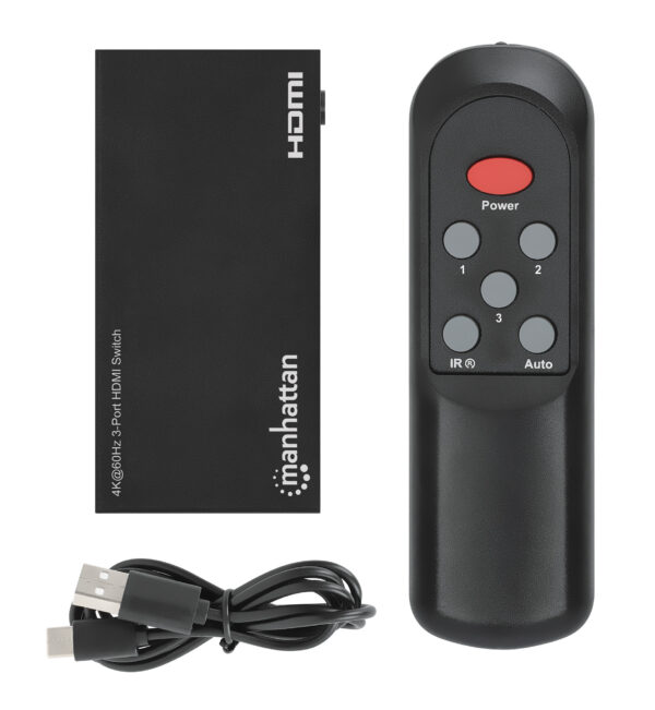 Switch HDMI 4k@60Hz 3 porte - immagine 10