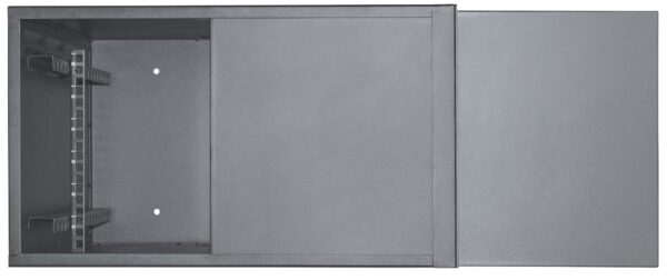 Armadio Rack 19'' a muro 9unità con serratura di sicurezza - immagine 10