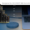 Docking Station Dual-Bay M.2 NVMe Clone SSD - immagine 10