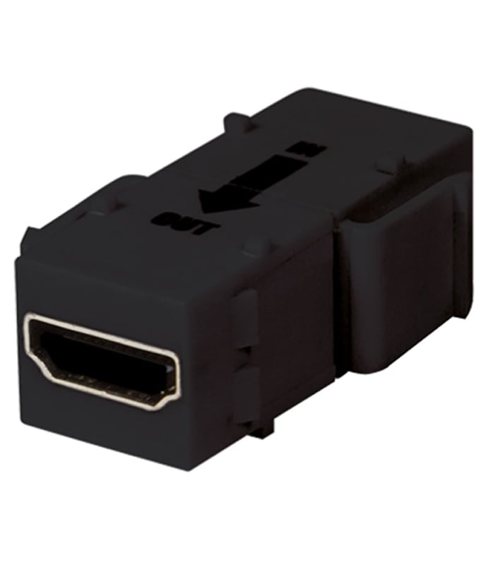 Accoppiatore Keystone HDMI™ con Ripetitore Nero