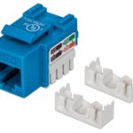 Frutto Keystone RJ45 C5E UTP Blu