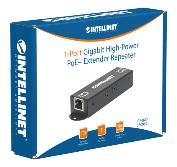 Repeater Gigabit ad alta potenza PoE+ Extender - immagine 10