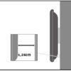 Supporto a muro per TV LED LCD 13''-37'' fisso Nero - immagine 4