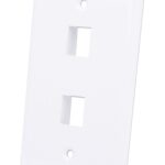 Placca Porta Frutti 2 Posti Mod.503 Bianco