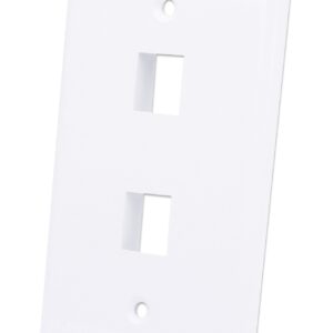 Placca Porta Frutti 2 Posti Mod.503 Bianco