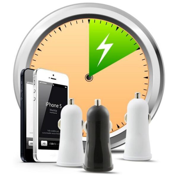 Caricatore da Auto Universale 1 Porta USB con Uscita 5V 1A Bianco - immagine 7