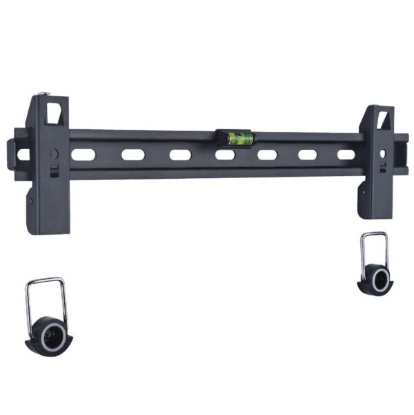Staffa Muro Fissa Slim con Distanziali TV LED LCD 23-55'' Nero