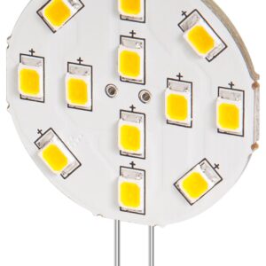 Lampada 12 LED SMD G4 5050 2W 230 Lumen Bianco Freddo, Classe E