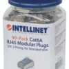 Confezione da 90 Plug Modulari Cat.6A RJ45 STP