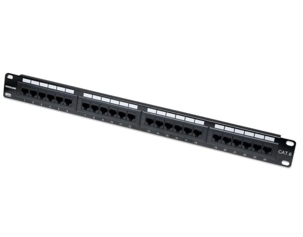 Pannello Patch UTP 24 posti RJ45 cat. 6