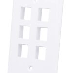 Placca Porta Frutti 6 Posti Mod.503 Bianco