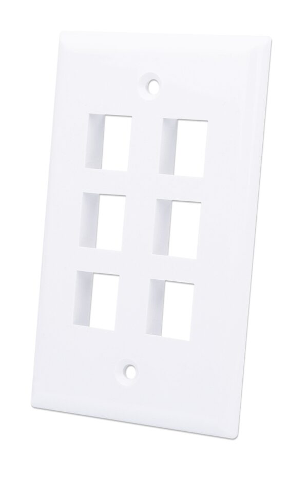 Placca Porta Frutti 6 Posti Mod.503 Bianco