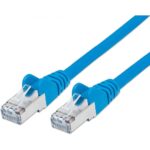 Cavo di rete Patch in Rame Schermato Cat. 5e Blu F/UTP 1 m