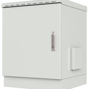 Armadio Rack 19'' a Pavimento 20U grigio IP66 Porta Cieca prof. 600 mm