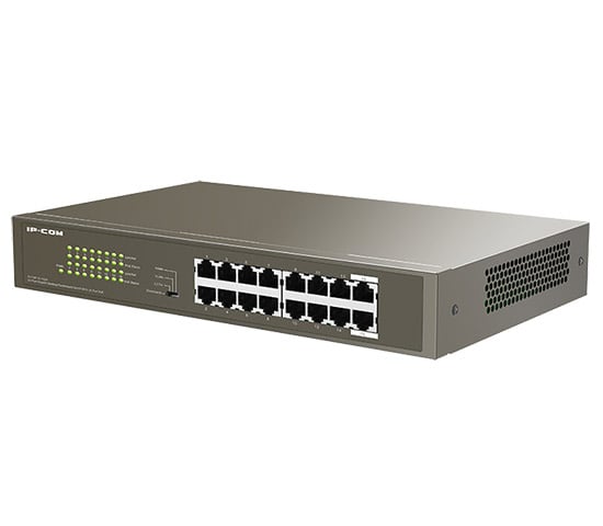 Switch 16 Porte Gigabit Desktop/Rack con 16 porte PoE+