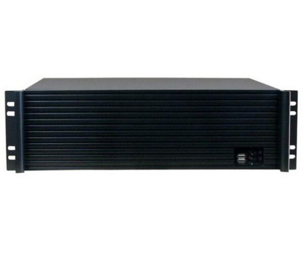 Chassis Industriale da Rack 19'' 3U Ultra Compatto Nero