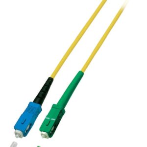 Cavo Fibra Ottica Monomodale OS2 SC-SC/APC 9/125 5m
