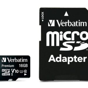 Memoria Micro SDHC 16 Gb con Adattatore - Classe 10