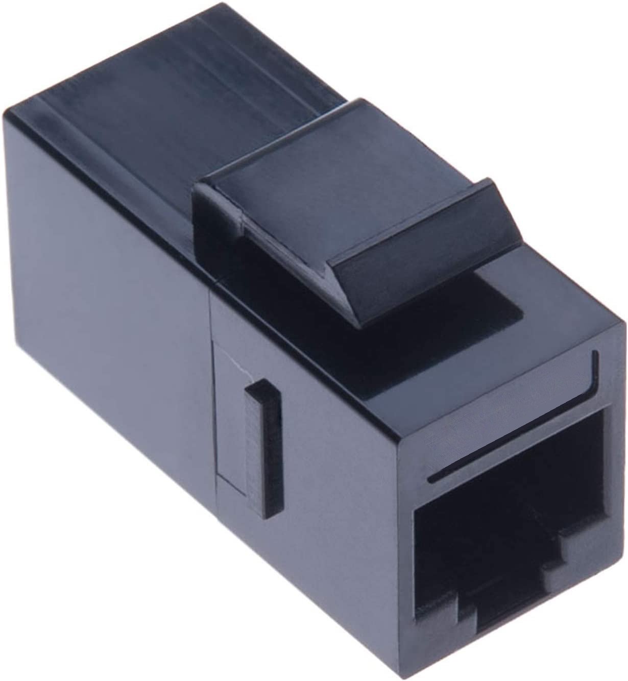 Accoppiatore RJ45 F/F UTP Cat6 Keystone Nero