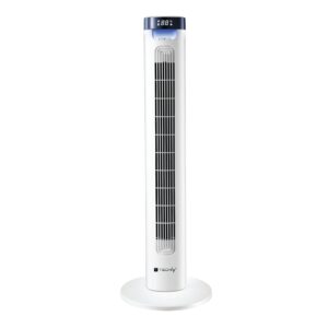 Ventilatore a Torre da Pavimento 36'' 3 Velocità con Telecomando Oscillazione 75° e Timer
