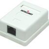 Presa a Muro con Frutto RJ45 Cat. 5E UTP Beige