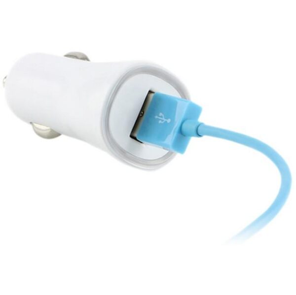 Caricatore da Auto Universale 1 Porta USB con Uscita 5V 1A Bianco - immagine 5