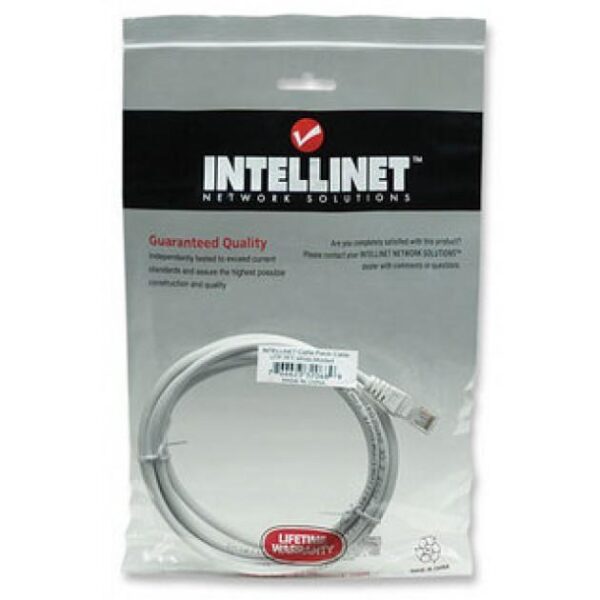 Cavo di rete Patch in CCA Cat. 6 Bianco UTP 10 m - immagine 2