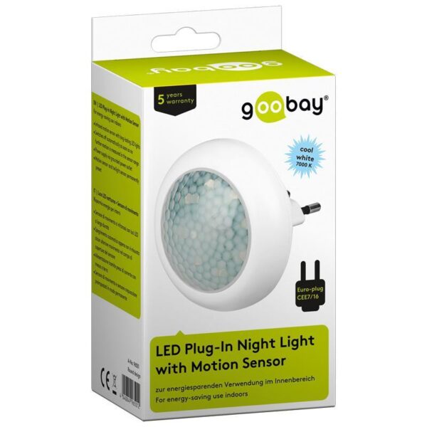 Luce LED Notturna compatta con Sensore di Movimento ad Infrarossi - immagine 2