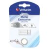 Mini Memoria USB Verbatim con Portachiavi 32GB Silver - immagine 2