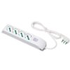 Multipresa 4 Posti Italiana Bipasso / Schuko Bianco - immagine 2