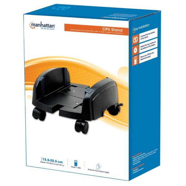 Supporto per PC in Plastica HIPS Regolabile Colore Nero - immagine 2