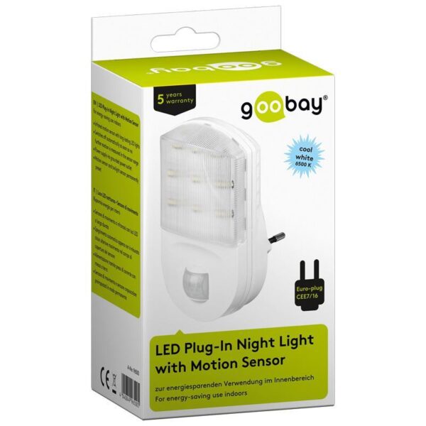 Luce Notturna LED con Sensore di Movimento ad Infrarossi - immagine 2