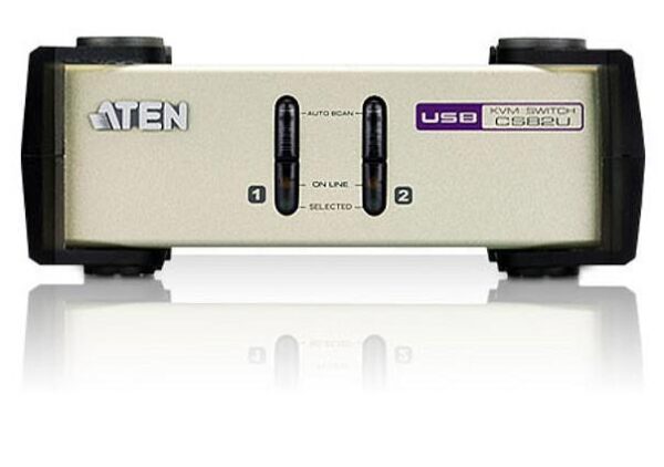 Switch KVM USB/PS2 VGA a 2 porte, CS82U - immagine 2