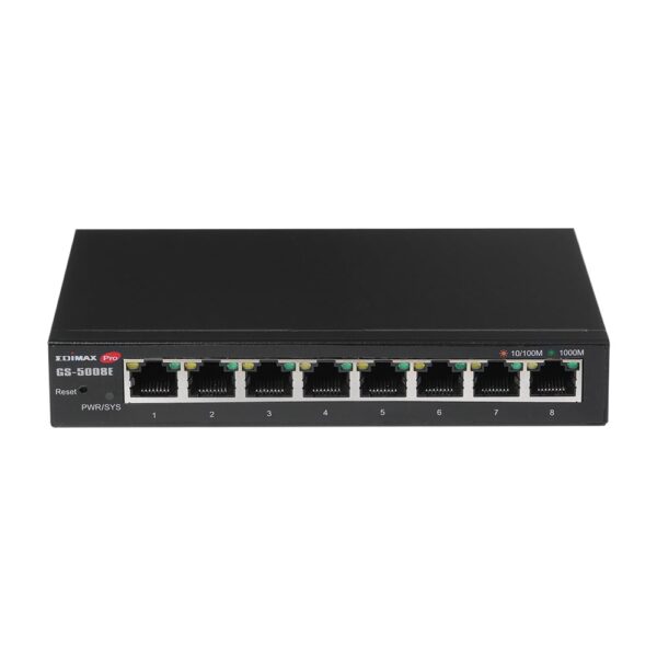 Smart Switch Web Gigabit 8 porte, GS5008E - immagine 3