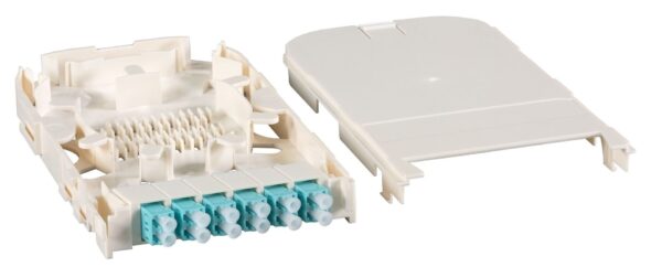 Modulo FTTH 12 porte con Adattatori Ceramici LC/APC OS2 Monomodale - immagine 2