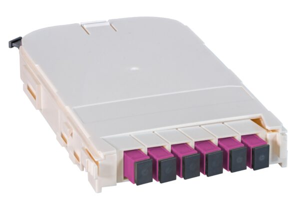 Scatola di Giunzione Fibra Ottica Modulo FTTH con 6 Adattatori SC Ceramici OS2 - immagine 3