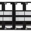 Pannello Patch 48 Posti 1HE Keystone Slim Senza Frutti Nero - immagine 3