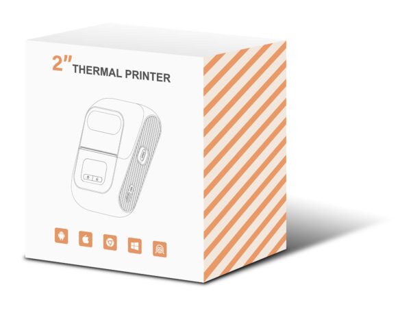 Mini Etichettatrice Stampante Termica Bluetooth C/Display Portatile Ricarica USB-C™ - immagine 2