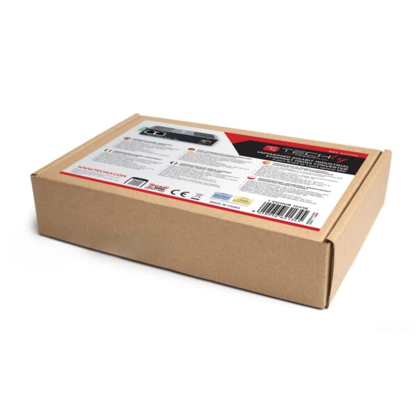 Convertitore Ethernet Industriale Gigabit 2 porte RJ45 a 1 porta SFP Non Gestito - immagine 2