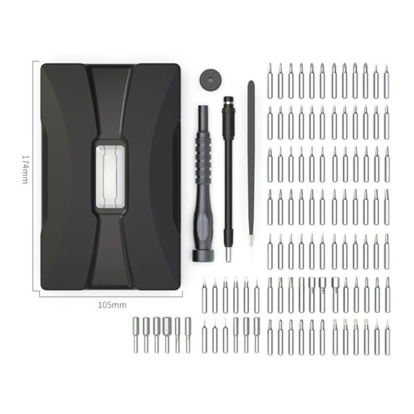 Set 106 pezzi Cacciavite Bussole e Punte Professionali - immagine 2