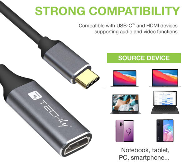 Video Grabber HDMI 4K@30Hz a USB-C™ 3.2 - immagine 2
