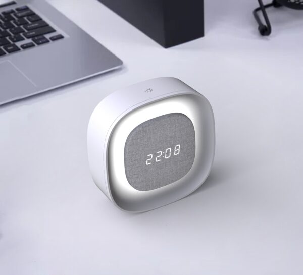 Sveglia Wireless Multifunzione con Luce Notturna Regolabile - immagine 3