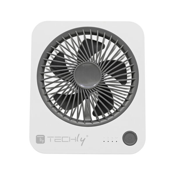 Ventilatore da Scrivania Ultra Sottile Pieghevole e Portatile a 4 Velocità - immagine 3
